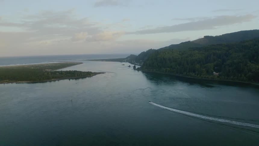 A scenery of an island