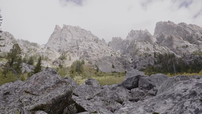 Landscape view of the mountains
