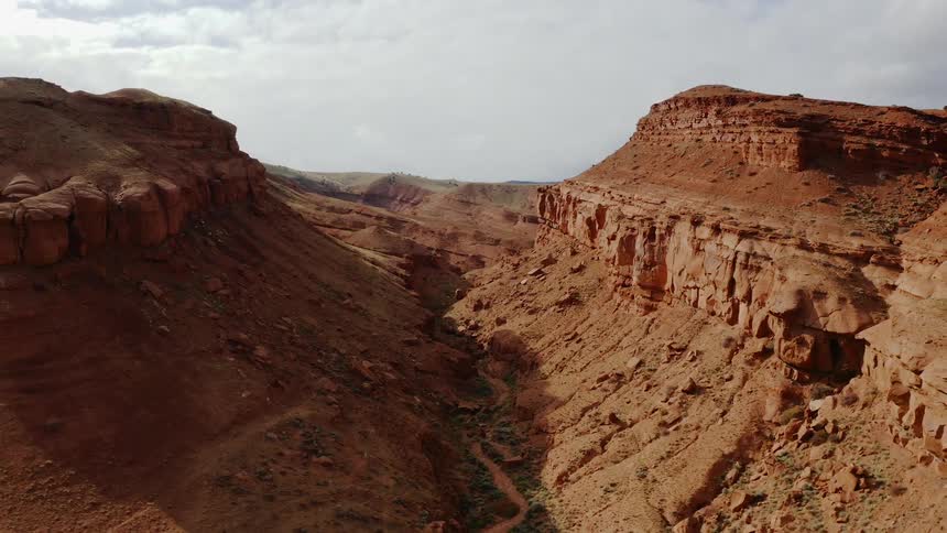 Rock formations of red dirt