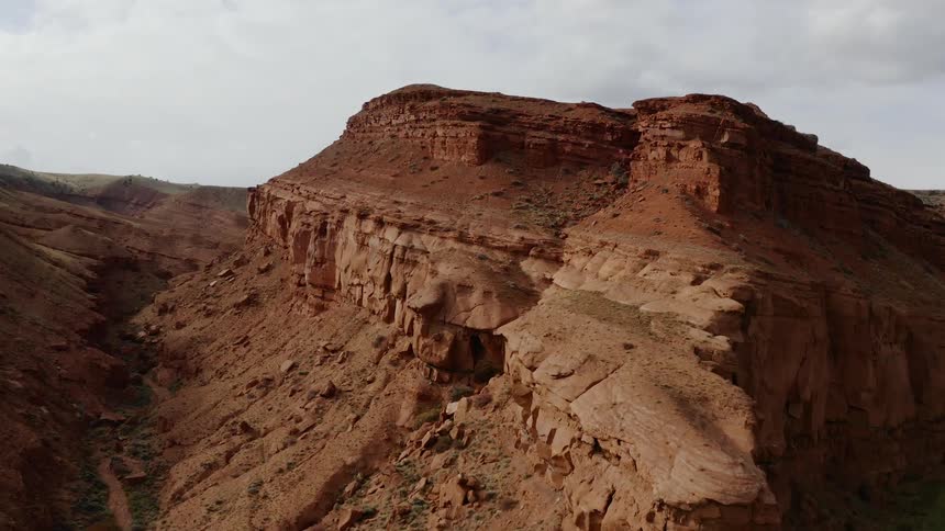 Landscape views of the badlands