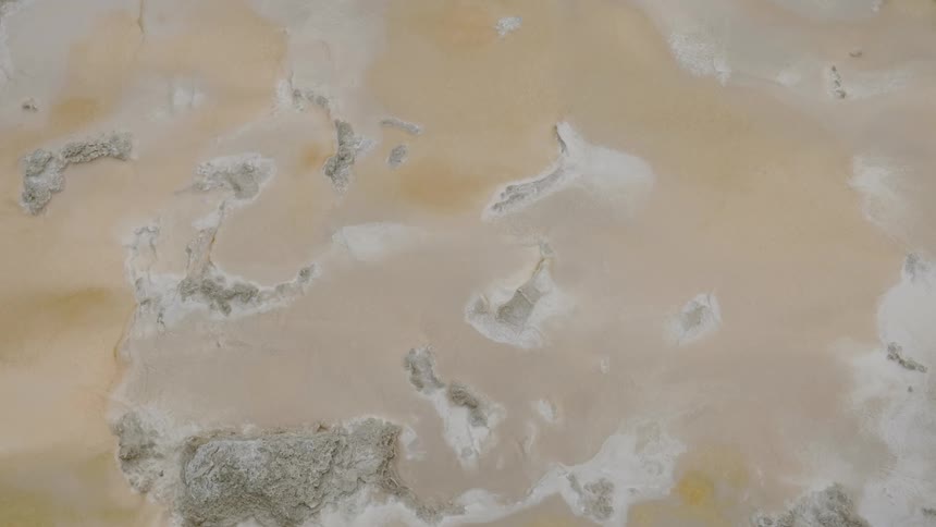 Birds eye view of murky waters
