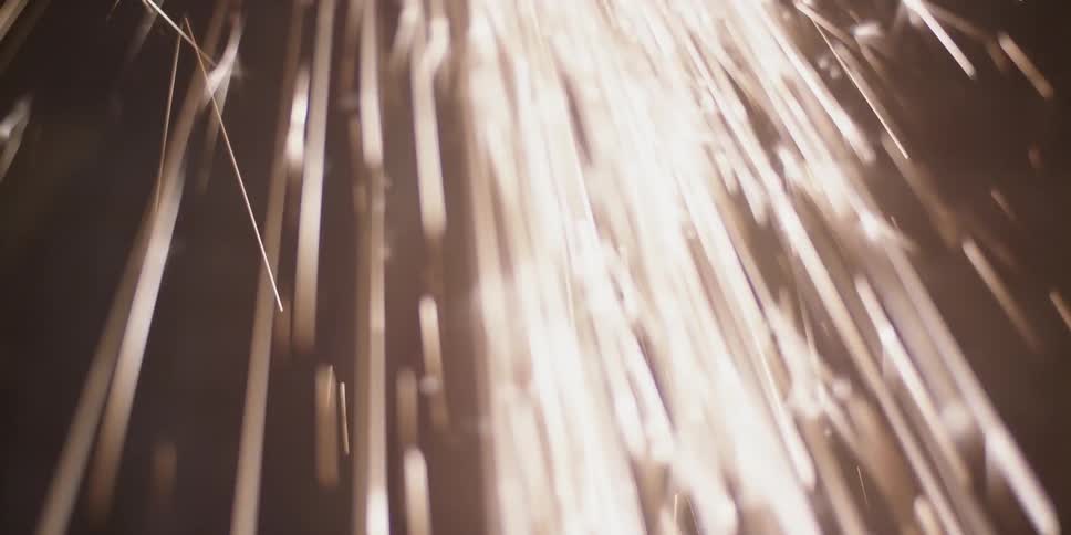Man welding metal