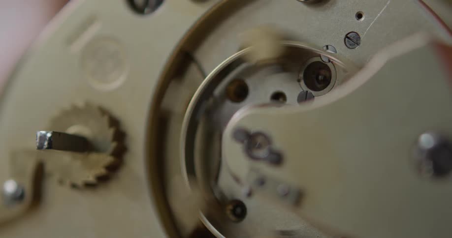 A machine moves back and forth
