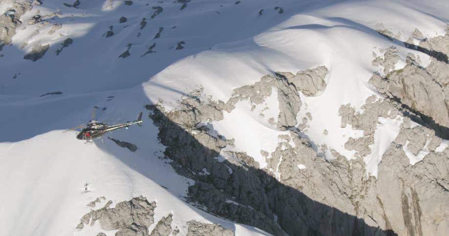 Snow is covering a mountain area