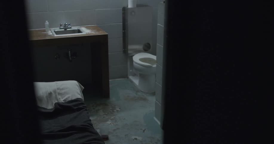 A prison cell sits undisturbed