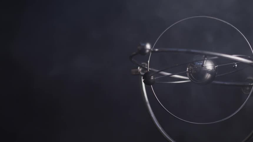 A pendulum spins
