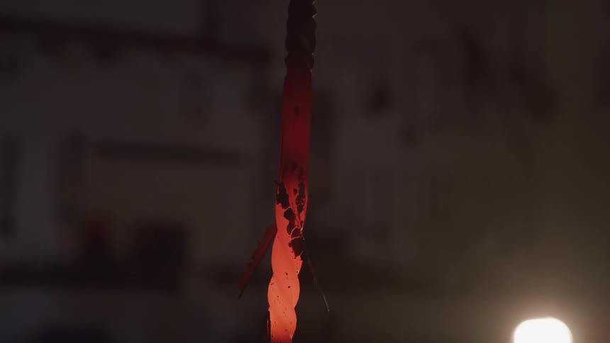 Man iron forging