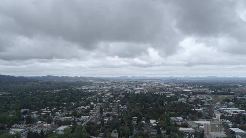 Time lapse view of a city