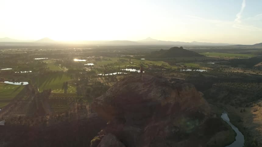 An aerial view of a vilage