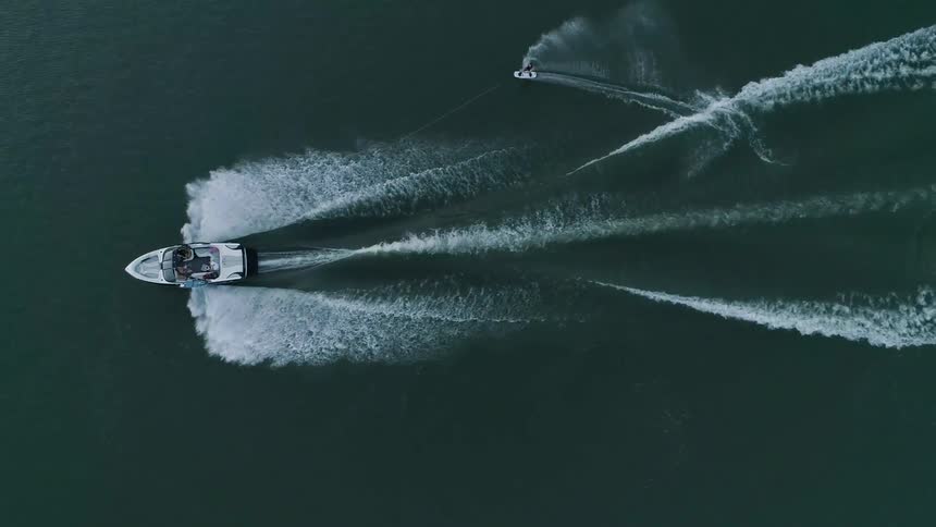 A boat sailing in the river