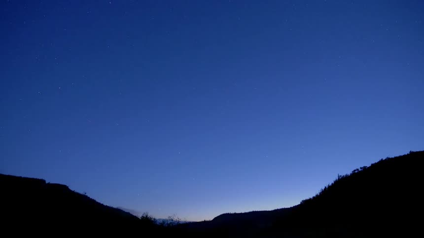 A timelapse of a sunrise