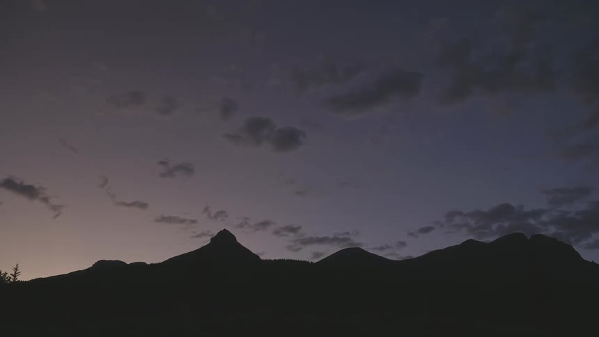 A scenery of a mountain