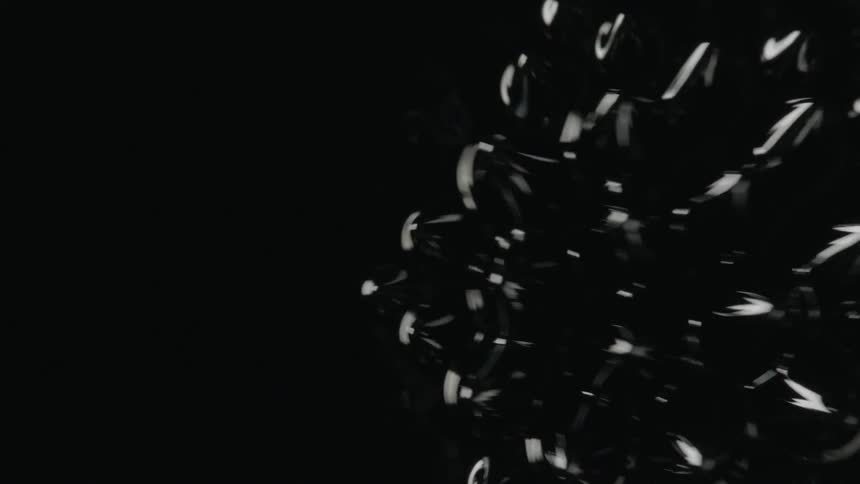 A footage of bubble texture
