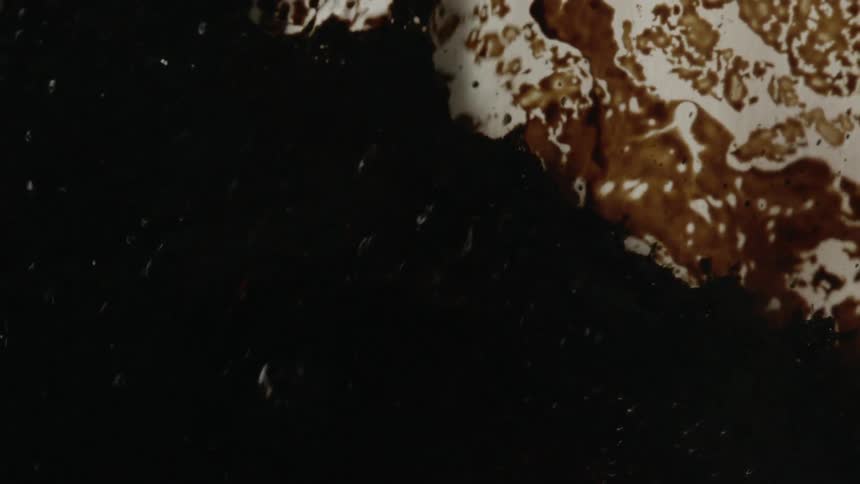 Bubbling and swirling liquids interact