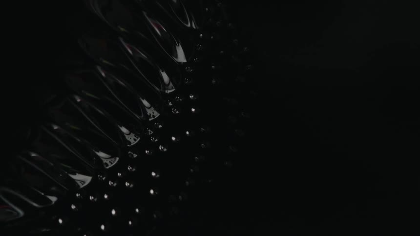 A close up view of a bubble