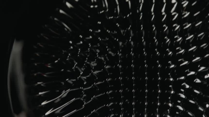 A close up view of a bubble
