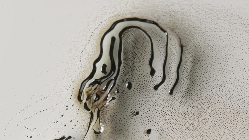 Ink flowing in clear water