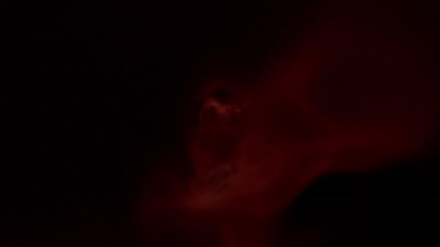 A footage of a flame tube