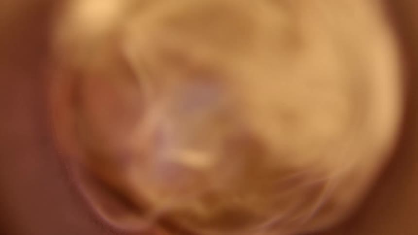 A view of a flame on a tube