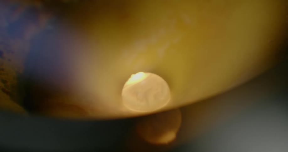 A footage of a flame