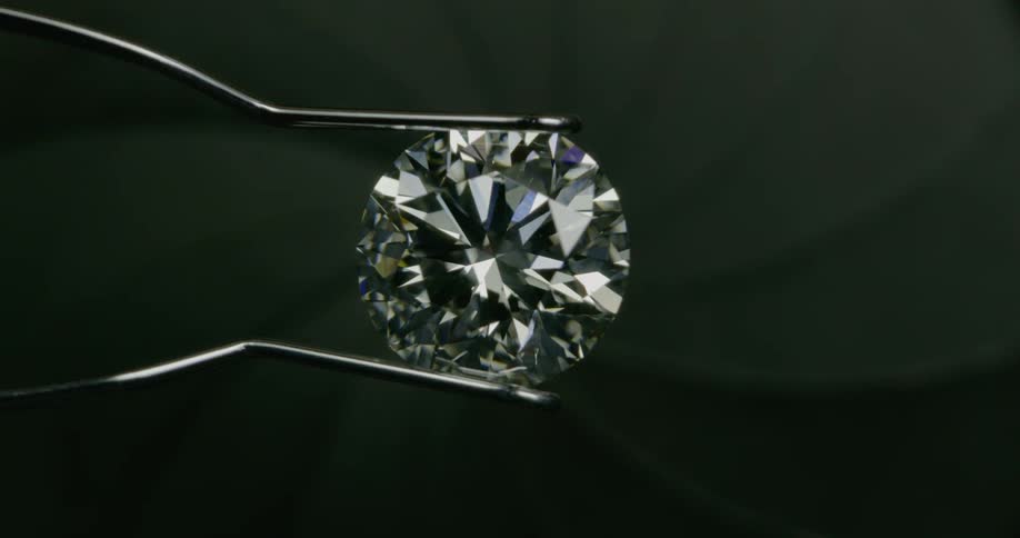 A close up view of a crystal