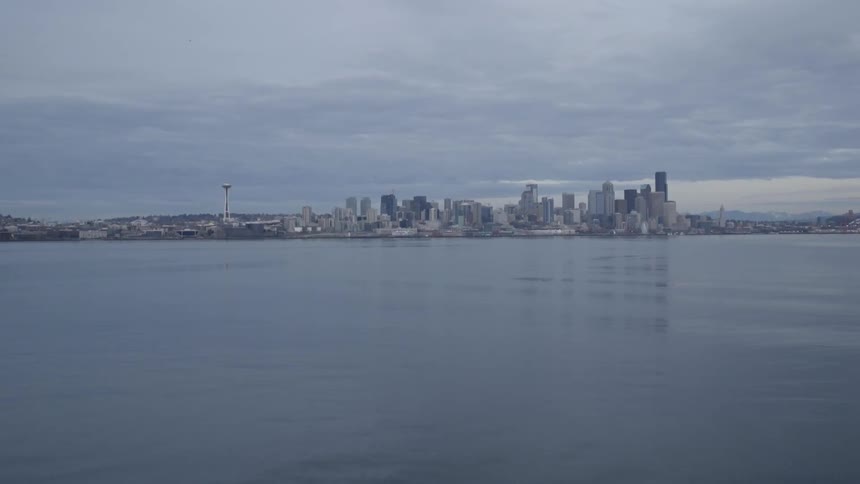 A city skyline