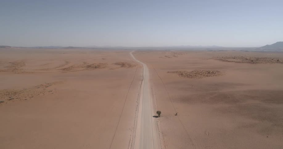 Landscape view of a dirt road
