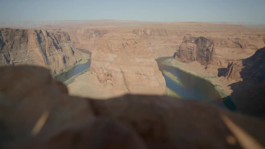 The horse shoe bend of the grand canyon