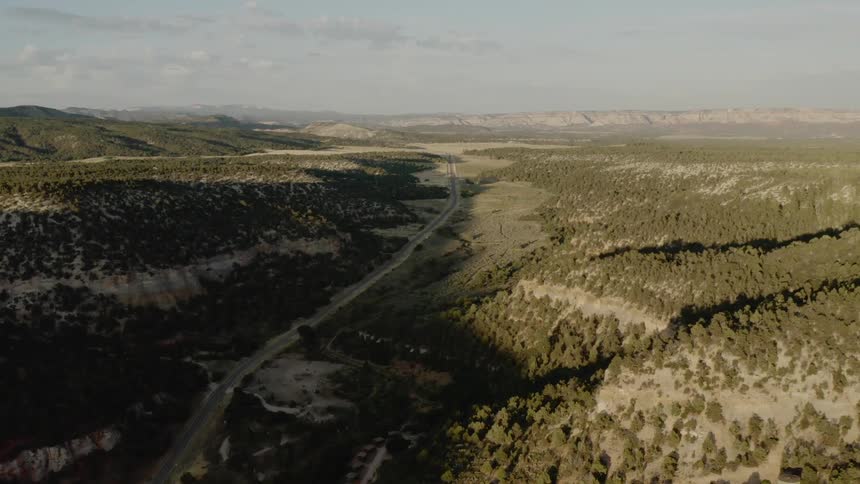 A view of the green mountains