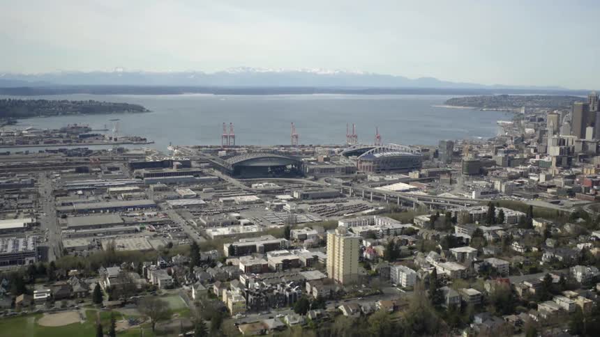 Aerial view of a city