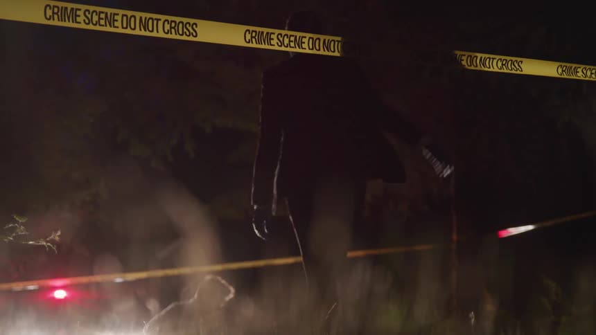A scenery of a crime scene