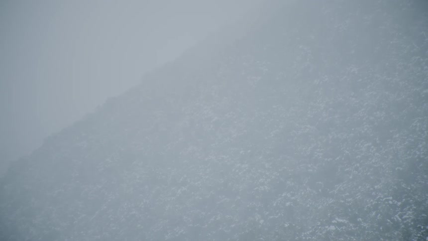 A white and gray surface sits undisturbed