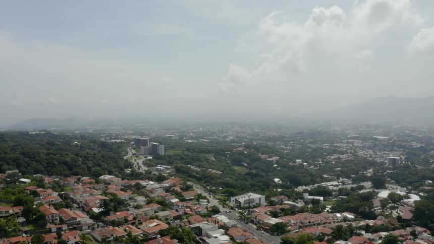 Birds eye view of a city