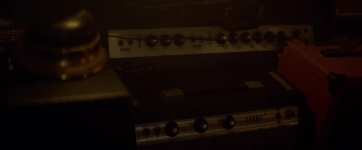 A close up of a vintage amp