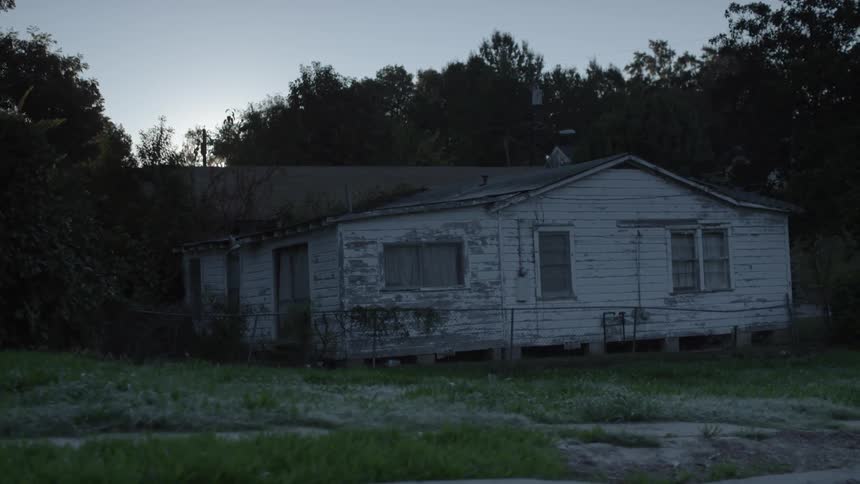 A dilapidated house