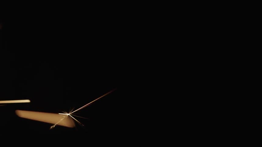 Sparklers in the night