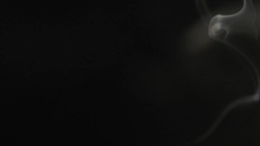 An abstract video of smoke is being displayed