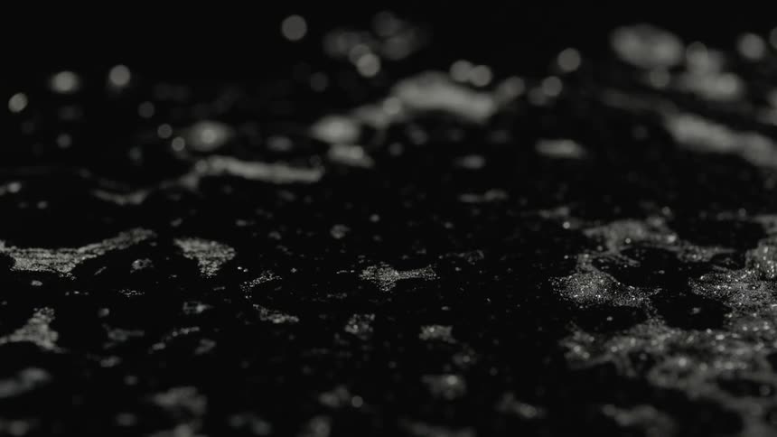 Ice forms on the surface