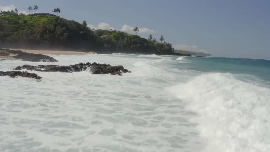 A scenery of beach coastal