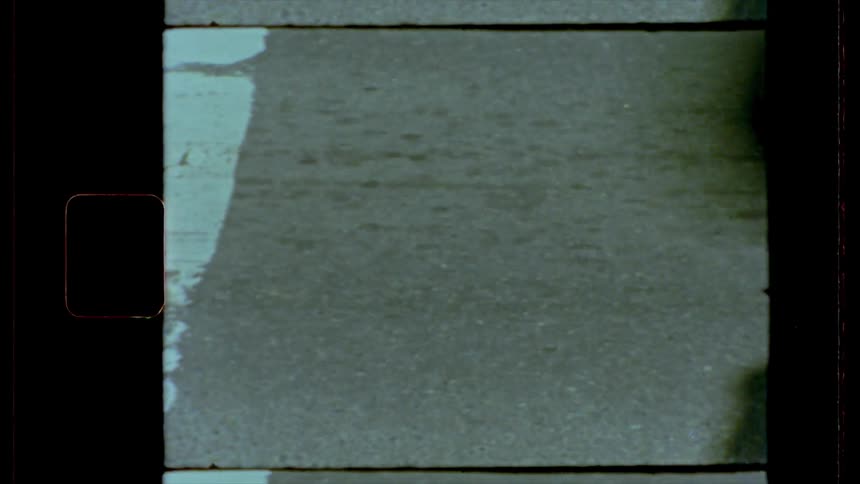 A vintage footage of asphalt road