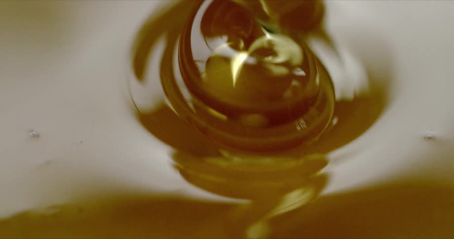 Honey being poured