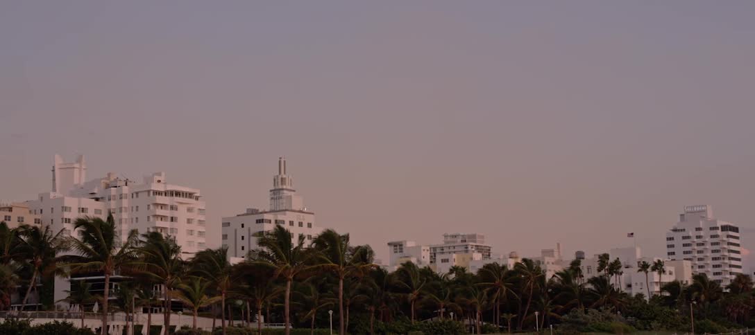 A scenery of a city skyline