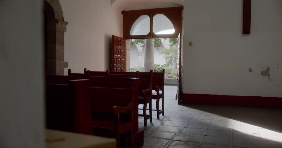 An indoor footage of an unused building