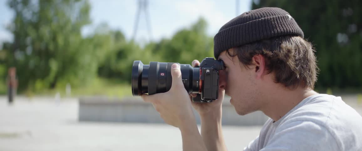 Photographer takes aim at outdoor skateboard park