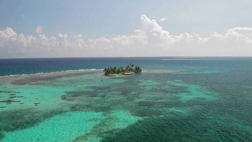 Landscape view of an island