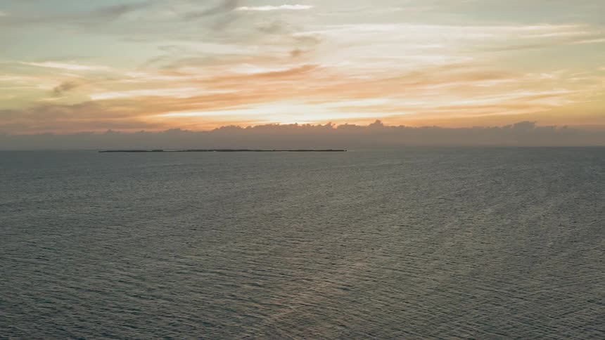 Aerial view of the ocean