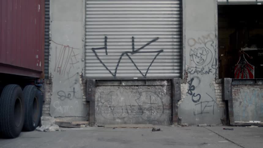 A shot of graffiti on a wall