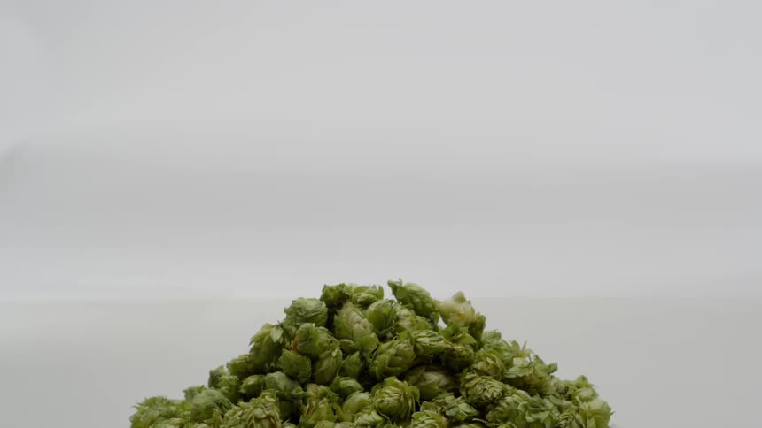 Marijuana buds stacked into small heap