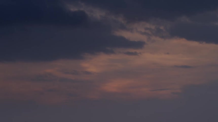 A footage of a cloudy red sky