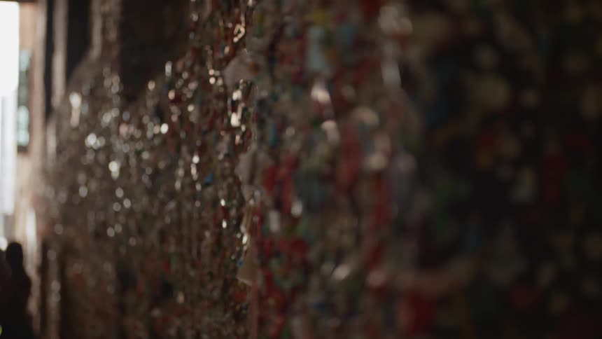 A close up texture of a glass ornament on the wall